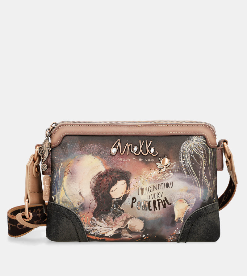 Dreamverse 2-compartment crossbody bag