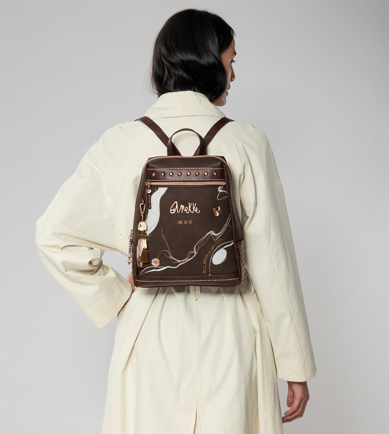 Nature Shodō large brown backpack