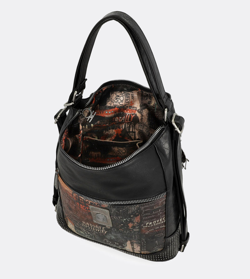 Wonderful spirit hobo bag that converts into a backpack