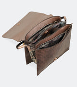 Ixchel Crossbody bag with a flap and a handle