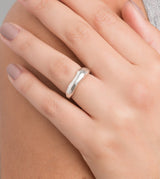 Anzus silver plated ring