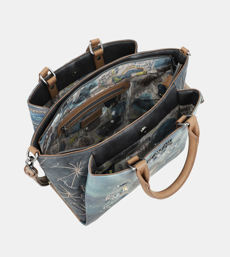 Lovely Iceland handbag with short handles