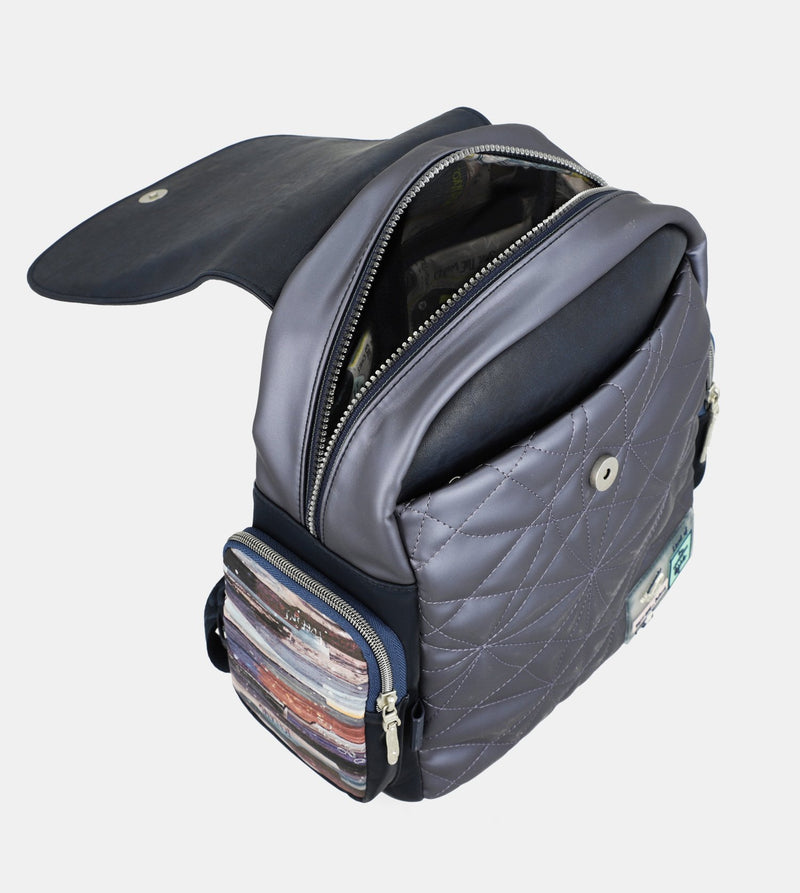 Nature Ocean backpack with a flap
