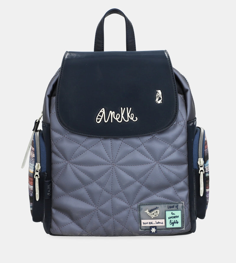 Nature Ocean backpack with a flap