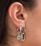 Set of silver plated matching earrings