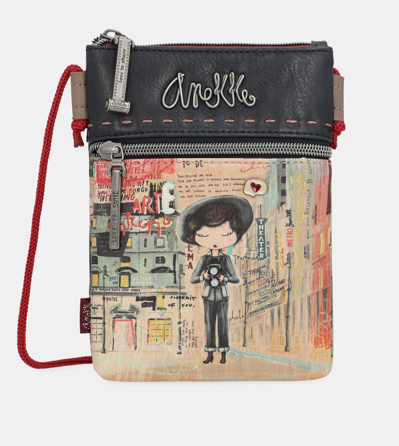 City Art mini crossbody bag