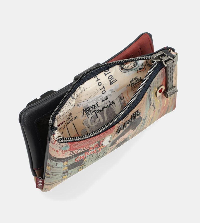 City Art large flexible wallet