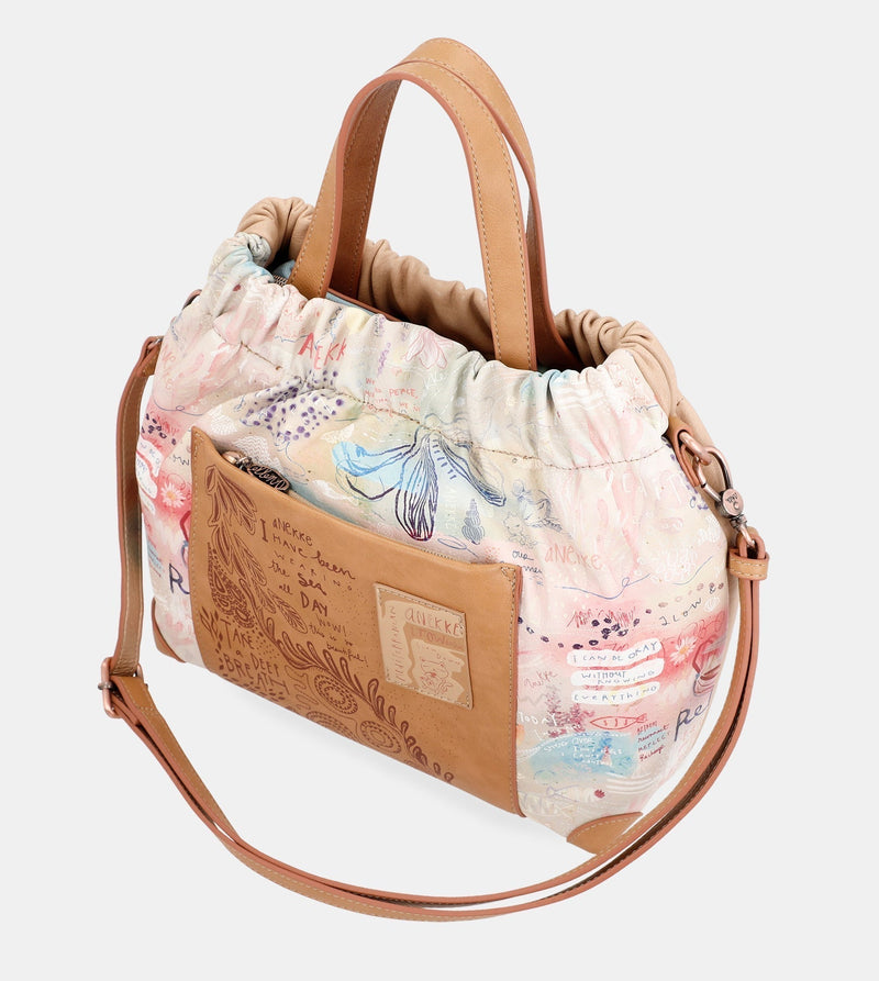 Mediterranean-Two handle satchel bag