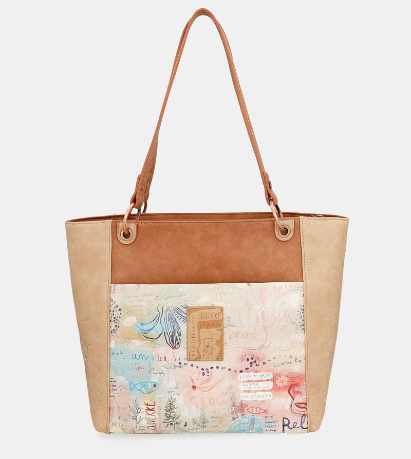 Mediterranean shopper handbag