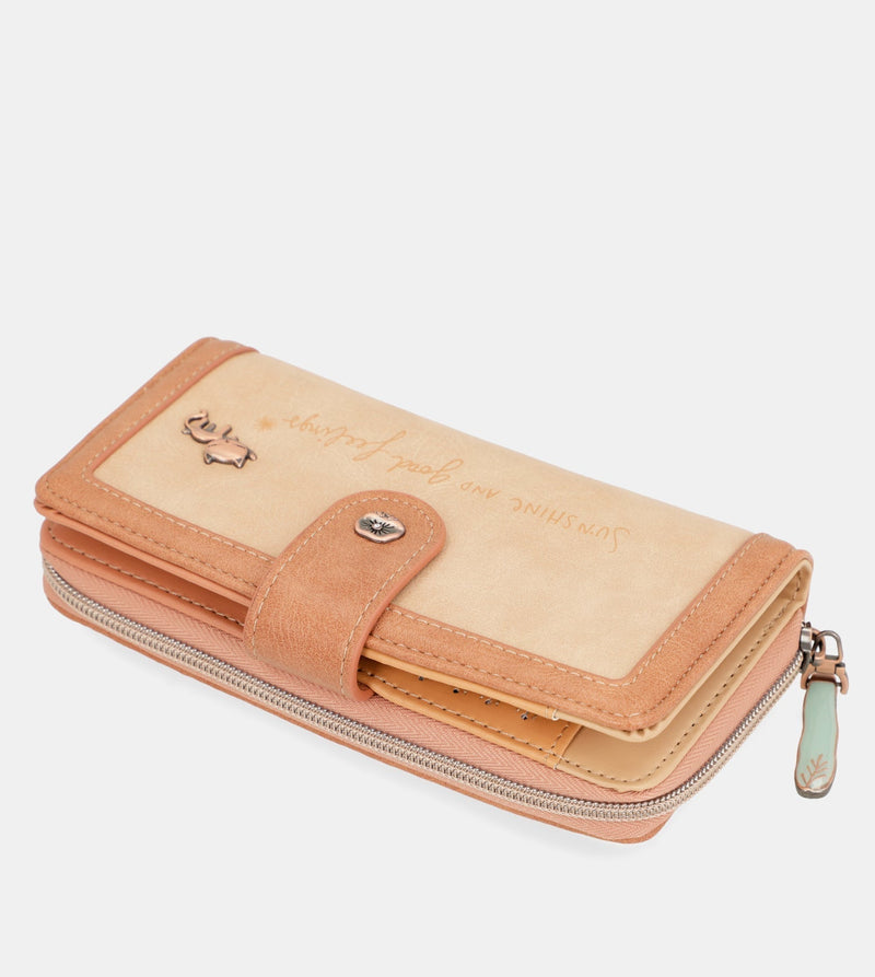 Mediterranean Wallet large two compartments