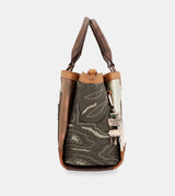 The Forest two handles bag with triple compartment