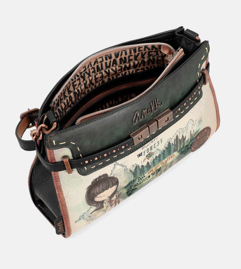 The Forest shoulder bag with metallic appliqués