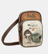 The Forest mini shoulder bag with front pocket