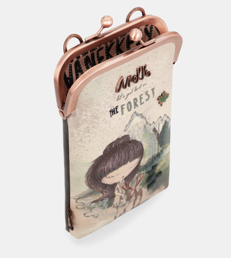 The Forest shoulder bag with integrated wallet