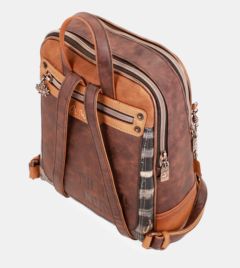 Wild double compartment backpack