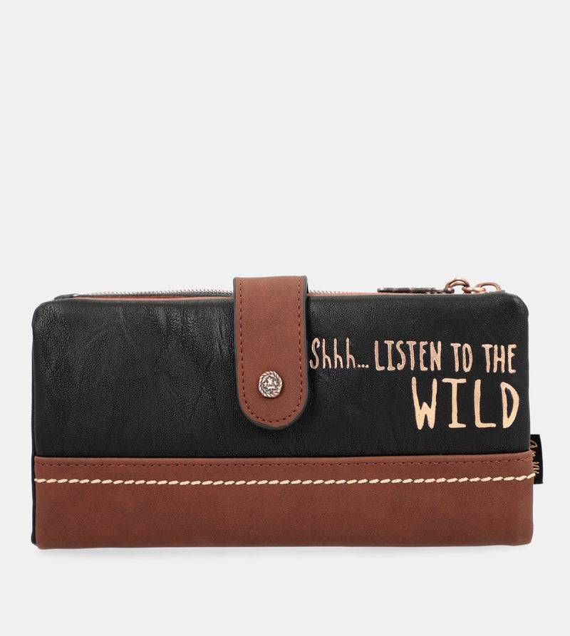 Wild large flexible material wallet