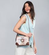 Menire crossbody bag with double compartment