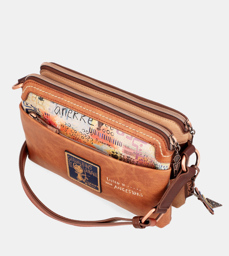 Menire crossbody bag with double compartment