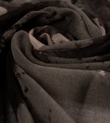 Amazonia black printed scarf