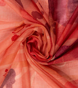 Amazonia nature print reddish scarf
