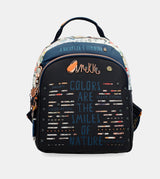 Nature Pachamama navy blue backpack for walking