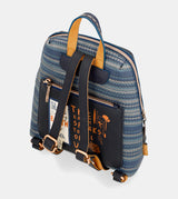 Nature Pachamama navy blue backpack