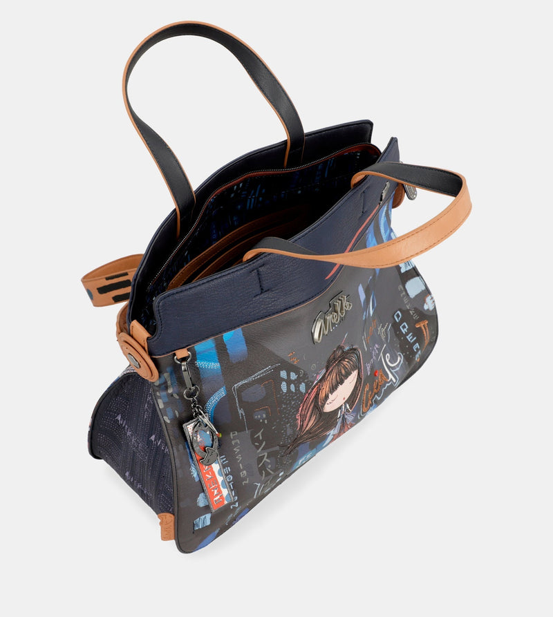 Contemporary 2 handle shoulder bag Contemporary