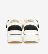Black & white wedge sneakers