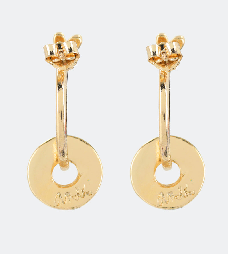 Anekke love golden earrings