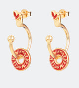Anekke love golden earrings