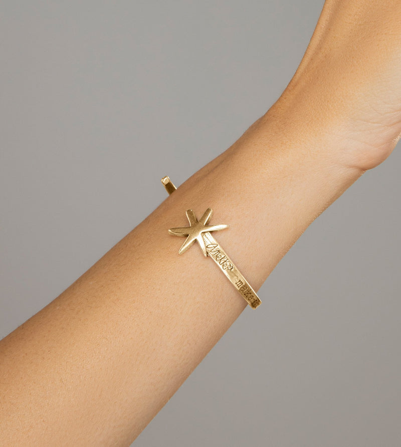Golden Shooting Star bracelet