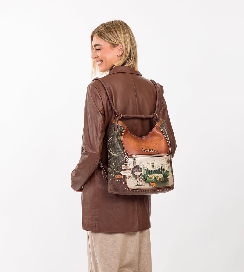 The Forest shoulder bag convertible into a backpack The Forest